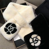 FAUX RABBIT FUR SCARF CHIC WARM WINTER NECK WRAP_CWASC1236
