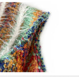 SWEET MIXED COLOR EARMUFFS KNITTED HAT_CWAH2049