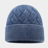 Winter Knit Beanie Hat Women Warm Ear Cover_Cwah04732