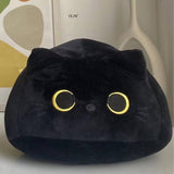 CUTE BLACK CAT PLUSH TOY PILLOW_CWMM0862