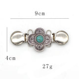 HOT SALE TURQUOISE SWEATER CLIP AND SHAWL CLIP_CWMM2209