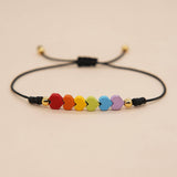 COLORFUL IRON GALLSTONE VALENTINES DAY BRACELET_CWMM3811