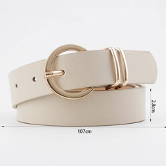 RING HOLE PIN BUCKLE DECORATIVE AMERICAN BELT_CWASC0582