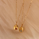 STAINLESS STEEL 26 LETTER ZIRCON PENDANT NECKLACE_CWMM5536