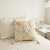 LUXURY WHITE GREEN SOFA PILLOW COVER MODERN CUSHION_CWMM7707