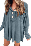 Womens Long Pullover T-Shirt With Loose Lapels