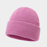 Vintage Knit Dome Skull Cap Warm Short Beanie Hat_Cwah04690
