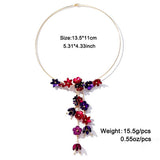 FASHIONABLE AND VERSATILE EARRING AND NECKLACE SET_CWAJE2833