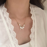 NEW HIGH END BUTTERFLY PENDANT NECKLACE FOR WOMEN_CWAJE3070