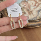 EXQUISITE ELLIPTICAL ZIRCON EARRINGS_CWAJE1311