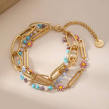 18K STAINLESS STEEL SPLICING CHAIN BRACELET_CWMM3733