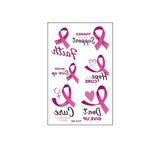 PINK RIBBON TATTOOS BREAST CANCER AWARENESS_CWMM8380