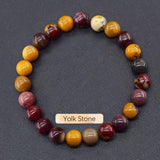 Crystal Natural Stone Beaded Bracelet Unisex_Cwmm11267