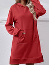 Cwohol0965_Winter Hooded Long-Sleeved Hoodie Long Style
