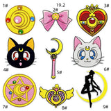GIRL CARTOON MAGIC WARRIOR EMBROIDERED PATCH_CWMM4069