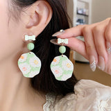 2024 NEW OIL PAINTING FLOWER ART EARRINGS_CWAJE1632