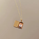 SIMPLE GEOMETRIC MAGNETIC CLOSURE NECKLACE_CWMM5671
