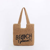 LARGE CAPACITY CASUAL VERSATILE PAPER ROPE BAG_CWAB4698