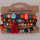 Turquoise Bracelet Multi-Layer Tassel Bracelet