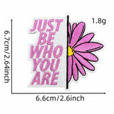PERSONALIZED COLORFUL ENGLISH EMBROIDERY PATCH_CWMM4029