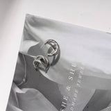 MIRROR FINISH HOLLOW EARRINGS TITANIUM STEEL_CWAJE5030