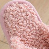 FURRY CROSS STRAP COTTON SLIPPERS_CWSHS0823