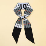 LONG VERSATILE SILK SCARF BOW TIE HEADBAND_CWASC0084