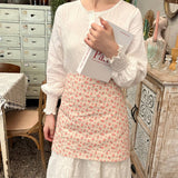 HALF BODY FLORAL HOME CAFE WORK APRON_CWMM5808