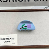 COLORBLOCK TULIP HAIR CLAW FLORAL ACETATE CLIP_CWAHA5755