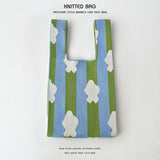 Flower Series Versatile Knitted Bag