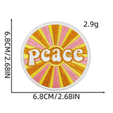 GRAFFITI DECORATED SUITCASE EMBROIDERED PATCH_CWMM4045