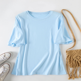 Womens Casual Oversized Tee, Crew Neck Design