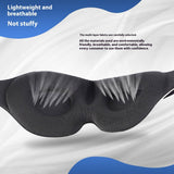 3D SLEEP MASK WITH MEMORY FOAM LIGHT BLOCKING_CWMM8041
