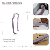 ACETATE SQUARE SUNGLASSES HEADBAND HAIRPIN_CWAHA4351