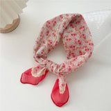 COTTON LINEN SQUARE SCARF BREATHABLE NECK WRAP_CWMS0673