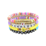 MULTILAYER ELASTIC LETTER BEAD BRACELETS SET_CWAJE0711