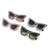 LARGE FRAME CAT EYE DIAMOND SUNGLASSES_CWASG0860