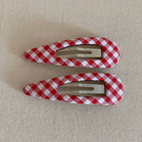 Red Polka Dot Bb Clip Cute Side Bangs Clip_Cwaha08078