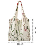 Tote Bag Canvas With Embroidery Mesh_Cwab2057