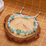 HAND WOVEN ROUND STONE BRACELET_CWAJE2425