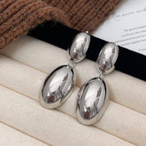 NICHE HIGH END DESIGN PHOTOSENSITIVE OVAL EARRINGS_CWAJE3141