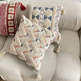 BOHEMIAN STYLE TUFTED LINEN PRINTED PILLOWCASES_CWMM0872