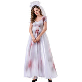 HALLOWEEN BLOODY GHOST BRIDE DRESS COSTUME_CWMM1517