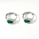 Unique Stainless Steel Heart Earrings With Cz_Cwmm8924