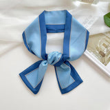 LONG THIN RIBBON SCARF PONYTAIL NECK OR PURSE_CWASC0726