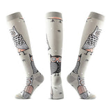 HALLOWEEN SPORTS COMPRESSION SOCKS WOMEN_CWMS1882