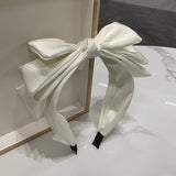 FRENCH RETRO THREE LAYER BOW HEADBAND_CWAHA2557
