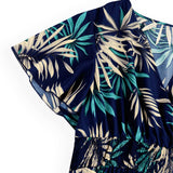 SUMMER RUCHED WAIST DRESS V NECK SLIM FIT_CWDMD5959