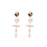 NATURAL FRESHWATER PEARL VINTAGE TASSEL EARRINGS_CWAJE3816