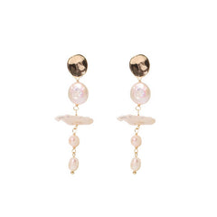 NATURAL FRESHWATER PEARL VINTAGE TASSEL EARRINGS_CWAJE3816